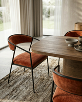 Rouge Chocolate Armchair | Caracole Dario