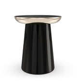 Black Round Coffee Table | Caracole Umbra